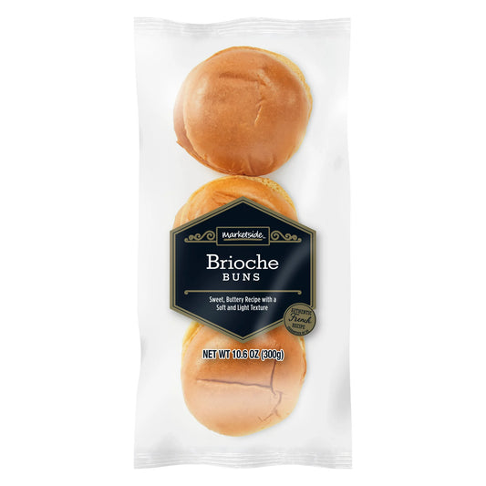 Marketside Brioche Buns, 10.6 oz, 6 Count